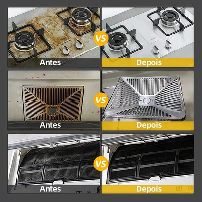 La grasa pegada que nada quita... se rinde ante el vapor