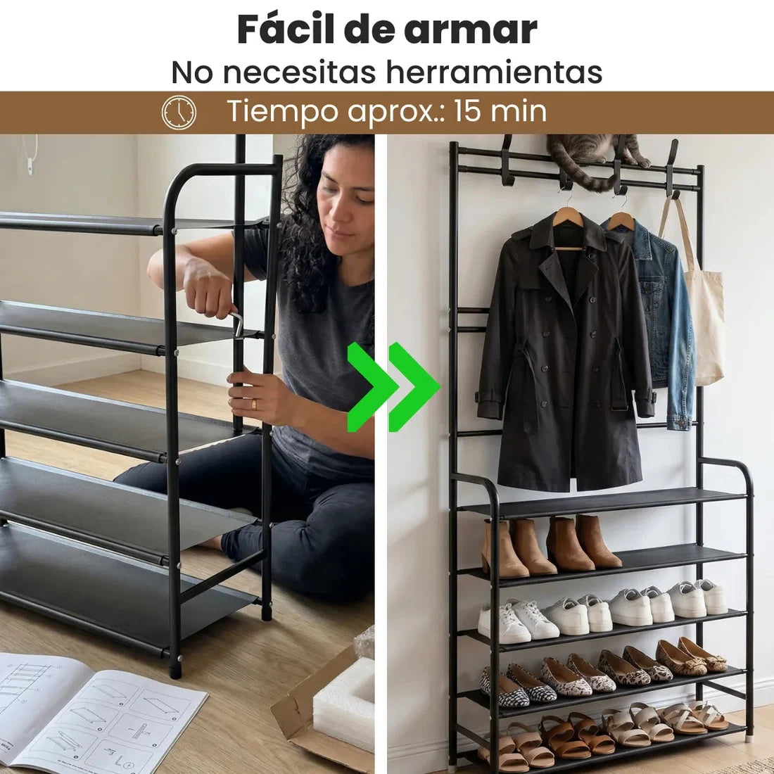 Organizador de 5 niveles - Zapatero y Ropero *Compra 1 y LLÉVATE 2*